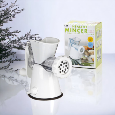 Máy Xay Bằng Tay Làm Từ Thép Không Gỉ Dùng Xay Thịt Và Các Loại Gia Vị Kai DK0580 (Màu Trắng)