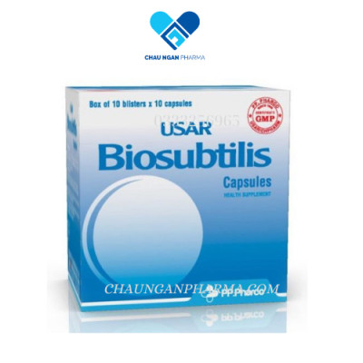 Men tiêu hóa USAR BIOSUBTILIS Hộp 100 viên