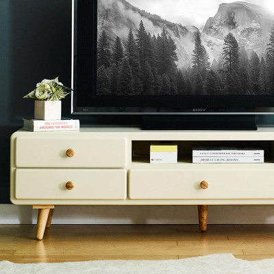 Tủ TV 5 Ngăn Kéo Rora IBIE - LV5KROI - Ivory