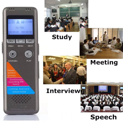 Quà Tặng Kèm - Máy Ghi Âm, Thiết Bị Ghi Âm Cao cấp GH700 Pin Trên 300h Hỗ Trợ 2 Micro Ghi Âm. MP3 Player, Built-In Stereo Microphones, Direct USB, Voice Balancer, Noise Cancel, Simple Mode, Intelligent Auto Mode 8GB Memory Hàng Chính Hãng