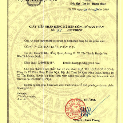 Siro PQA Thư Giãn Gân Cơ 250ml là dược phẩm thảo dược giúp hoạt huyết, mạnh gân cốt hỗ trợ điều trị chuột rút, gân cơ co rút, chân tay co quắp dùng cho người lớn và trẻ em bị chuột rút, đau mỏi gân cơ, hay bị co giật gân cơ.