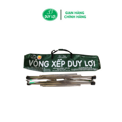KHUNG VÕNG XẾP DUY LỢI INOX - CỠ NHỎ (KHÔNG BAO GỒM VÕNG LƯỚI) - TẶNG 10 MÓC ÁO KÉP NHỰA CAO CẤP DUY LỢI