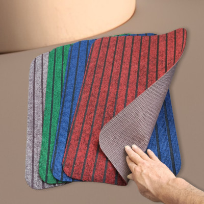 Combo 2 Thảm Đé Cao Su Chống Trượt Gel Sọc nhiều màu đẹp Cao Cấp