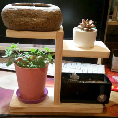 Kệ Để Bàn Hoa và cây cảnh Giá Đỡ Đứng sang trọng gỗ mdf phủ min kích thước 30x25x12 cm