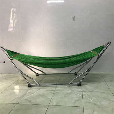 Võng Xếp Inox Crom Đại Tín Thành Phát – Khung Dày Dặn, Chắc Chắn, Bền Đẹp, lưới võng thoáng mát