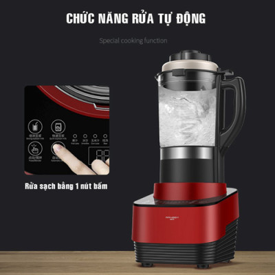   Máy xay nấu sữa hạt đa năng 2in1 công suất 1800W Chống Tràn - Xay Mịn Không Cần Lọc - Máy Xay Nấu Đa Năng - Hàng Nhập Khẩu