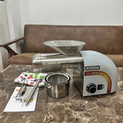 Máy ép dầu thực vật Nóng và Lạnh thương hiệu Anh Quốc AOSIDA WF-J118 - Hàng nhập khẩu