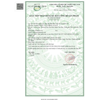 Hoạt Huyết Tiền Đình CERATON Fort - Hộp 30 viên. Giúp tăng cường trí nhớ, tăng tuần hoàn máu não, làm tan cục máu đông.