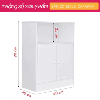 Bàn sảnh ra vào gỗ hiện đại SMLIFE Caprara