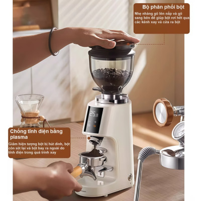 Máy xay hạt cà phê chuyên nghiệp dùng cho gia đình, quán cà phê vừa và nhỏ. Thương hiệu Mỹ cao cấp Shardor BD-CG301. HÀNG CHÍNH HÃNG