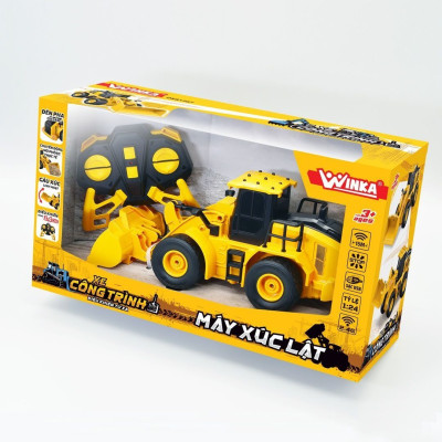 Đồ Chơi DUKA: Xe Công Trình Điều Khiển Từ Xa - Máy Xúc Lật (DK81267)
