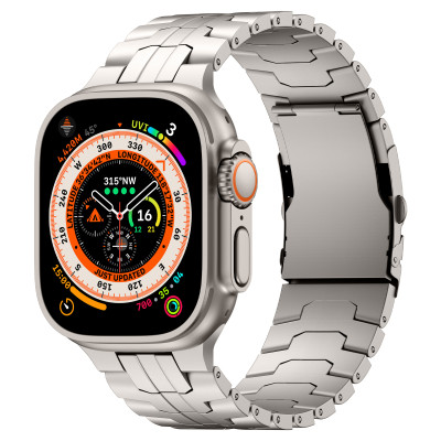 Dây Hợp Kim Titanium cho Apple Watch Series 4/5/6/7/8/9/SE2/10 & Apple Watch Ultra 1/2 Size 44/45/46/49mm - Hàng Chính Hãng