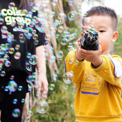 (Full Hộp) Súng Bắn Bong Bóng 8 Nòng Siêu Mạnh |Dũng 1