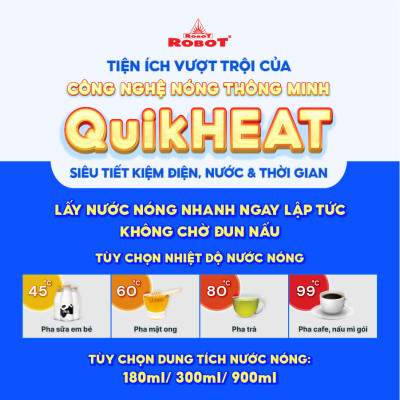 Máy Lọc Nước Nóng Nhanh R.O + UF + Hydrogen Classy Pro 339GHKQ-UR - Hàng Chính Hãng