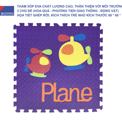 Tấm thảm chơi xếp hình EVA xếp hình lồng vào nhau thân thiện với môi trường dành cho trẻ em để tập bò.