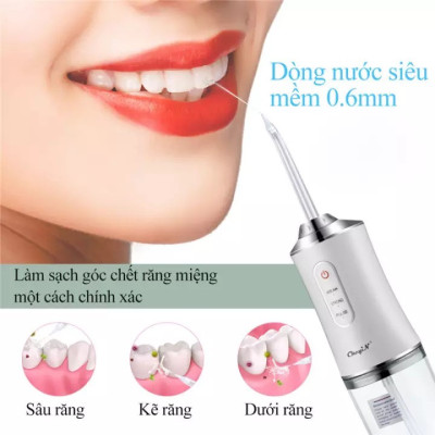 Máy Tăm Nước Cầm Tay - Tăm Nước Vệ Sinh Răng Miệng Oral Irrigator - Bản Quốc Tế Chuẩn Châu Âu