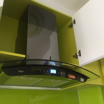 Máy hút mùi kính cong cảm ứng điều khiển từ xa 900mm KAFF KFG-B902 - Hàng Chính Hãng