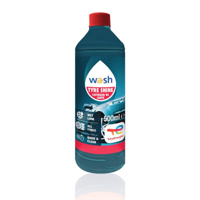 Dung dịch đánh bóng và bảo dưỡng lốp ô tô Total Energies TE-TS500 500ml - Giảm nhiệt độ lốp xe, chống lão hóa, nứt nẻ, phục hồi màu đen lốp xe