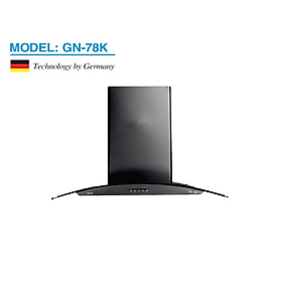 Máy hút mùi nhà bếp kính cong Genny Gn-78K Hàng Chính Hãng