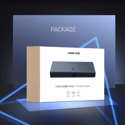 Ugreen UG50708CM187TK 4k 60hz Bộ chia HDMI 1 ra 4 cổng hỗ trợ HDMI 2.0 - HÀNG CHÍNH HÃNG