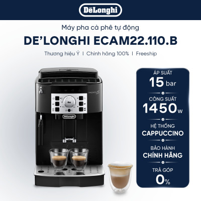[Hàng chính hãng] Máy pha cà phê tự động DeLonghi Magnifica S ECAM22.110.B