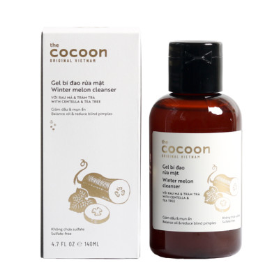 Combo Gel bí đao rửa mặt cocoon 140ml + Cà phê Đắk Lắk sạch da chết cocoon 200ml