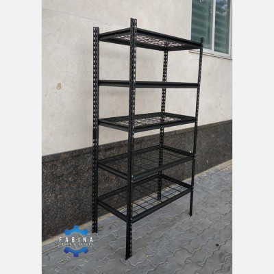 Kệ 5 tầng tấm lưới màu đen ngang 76cm