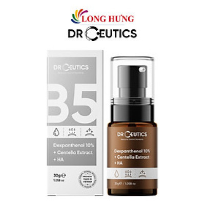 Tinh chất DrCeutics Dexpanthenol 10% + Centella Extract + HA giúp cấp ẩm dành cho da thường và da khô (30g) - Hàng chính hãng
