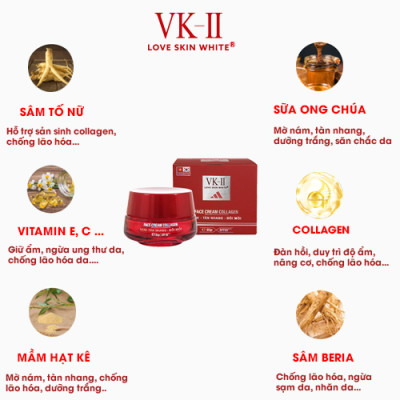 Kem Ngừa Nám - Tàn Nhang - Đồi Mồi VK II 35g