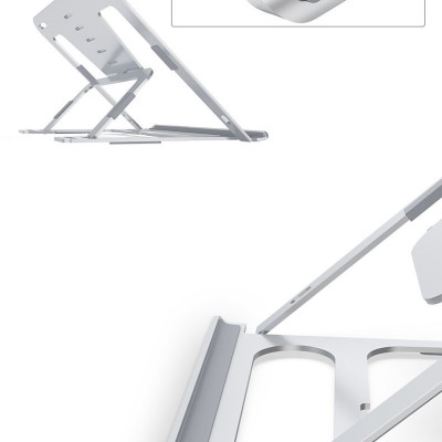 Giá Đỡ Ipad, Máy Tính Bảng Hợp Kim Nhôm 6 Mức Điều Chỉnh Chiều Cao Thông Thoáng Hỗ Trợ Tản Nhiệt Hàng Nhập Khẩu Chính Hãng KitAcoom