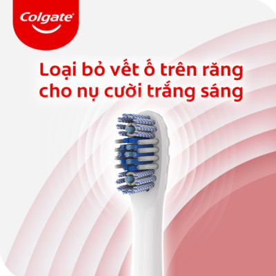 Bàn chải điện Colgate Sonic Optic White trắng sáng sóng âm