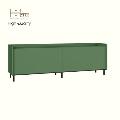 [Happy Home Furniture] LAVIA, Kệ TV 4 cửa mở - chân sắt, 180cm x 40cm x 60cm ( DxRxC), KTV_046