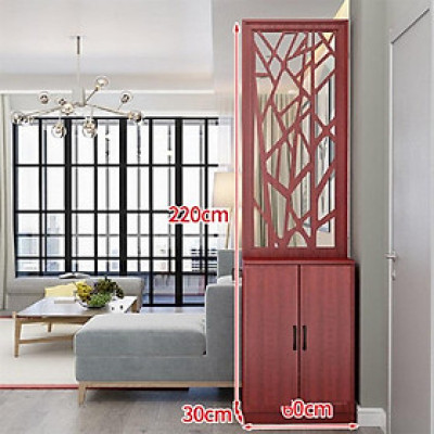 Tủ kệ trang trí kiêm vách ngăn phòng khách , nhà bếp 2VTK14 - Nội thất lắp ráp Viendong Adv