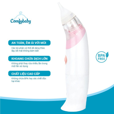Máy hút mũi cho trẻ sơ sinh Comfybaby - CF718, vệ sinh, an toàn