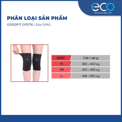 Băng bảo vệ đầu gối có đệm 517K chính hãng