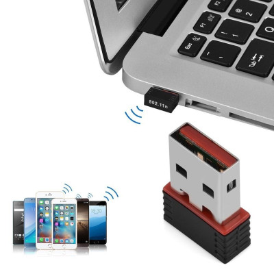 USB thu Wifi 150Mbps cho Máy tính - card mạng wifi 150M