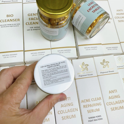 Viên Dưỡng Trắng Da PEONY WHITE 30v - Bù Nước - Chống Lão Hóa - Cân Bằng Độ pH - Cấp Ẩm - Giải Pháp Cho Làn Da Khô Ráp