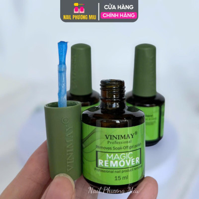 Dung Dịch Phá Gel Vinimay Magic Remover 15ml Nhanh Chóng, Phá Sơn Gel Tiện Lợi