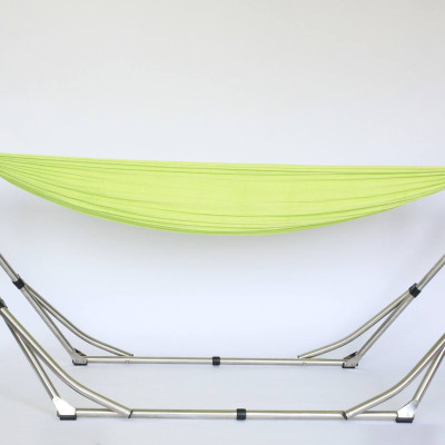 Bộ võng xếp BAN MAI: khung inox VIP và lưới mềm dày 99 ( Giao màu ngẫu nhiên )