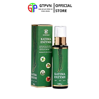 Xịt giãn tĩnh mạch Katima Enzyme - Đẩy lùi suy giãn tĩnh mạch - hộp 100ml