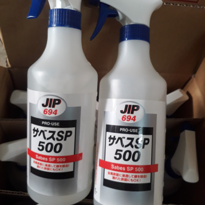 Chai xịt hóa chất tẩy rỉ sét JIP 694 500ml - Hàng chính hãng ICHINEN Nhật Bản - Loại bỏ hoàn toàn rỉ sét trên kim loại và máy móc