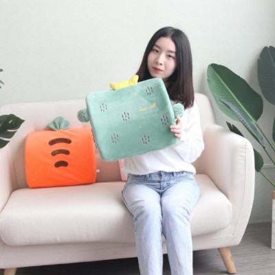 Gối tựa lưng văn phòng cao su non A kích thước 34 x 34 cm x 6/10cm