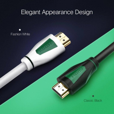 Ugreen UG30189HD116TK 1M màu Đen Cáp tín hiệu HDMI chuẩn 1.4 hỗ trợ phân giải 4K * 2K - HÀNG CHÍNH HÃNG