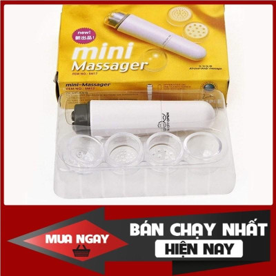 (Hàng Hot) MÁY MASSAGE mặt 4 đầu thay thế Loại Xịn (Tặng Kèm Pin 2A Sẵn)