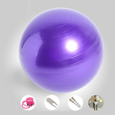 Bóng Tập Yoga Trơn Massage Cao Cấp 65cm(Tặng kèm Bơm Và bộ Dụng Cụ Van Dự Phòng)
