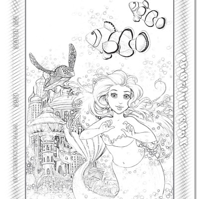 Xếp hình Tia Sáng Nàng tiên cá  (30 Mảnh Ghép) - Tặng kèm tranh tô màu cho bé