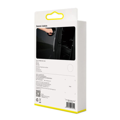 Miếng dán cao su chống trầy gắn cửa dùng cho ô tô Baseus Airbag Bumper Strip (bộ 4 cái, trong suốt) - Hàng chính hãng