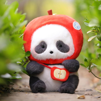 Đồ Chơi Thú Bông Panda Roll Apple Hat - 52Toys