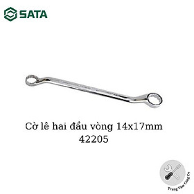 Cờ lê hai đầu vòng 14*17mm Sata 42205 - Hàng chính hãng