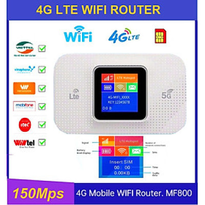 Bộ Phát Sóng WiFi Tốc Độ Cao H809Pro 4G/5G LTE 150Mbps MH LED 1.44